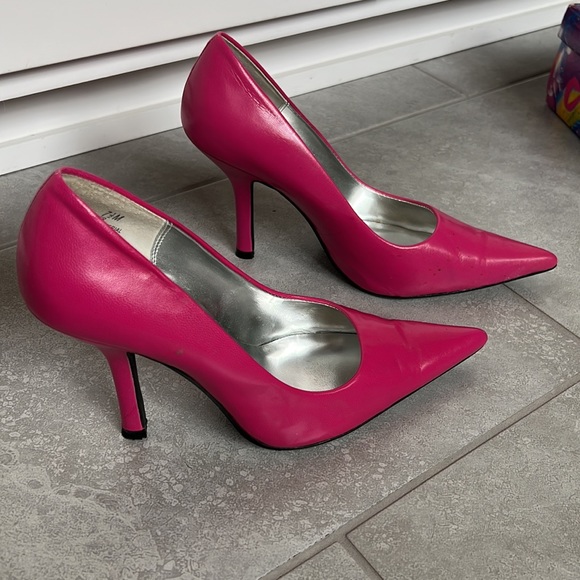 Fuchsia High Heels size 7.5 - Picture 7 of 7